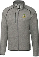 Mens Oregon Ducks Grey Cutter and Buck Mainsail Design Medium Weight Jacket