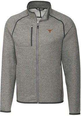 Cutter and Buck Texas Longhorns Mens Grey Mainsail Medium Weight Jacket
