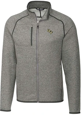 Cutter and Buck UCF Knights Mens Grey Mainsail Medium Weight Jacket
