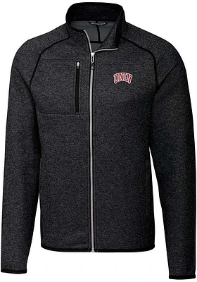 Cutter and Buck UNLV Runnin Rebels Mens Charcoal Mainsail Medium Weight Jacket