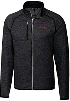 Cutter and Buck Virginia Tech Hokies Mens Charcoal Mainsail Medium Weight Jacket