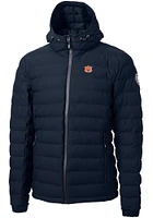 Cutter and Buck Auburn Tigers Mens Navy Blue Mission Ridge Repreve Puffer Filled Jacket