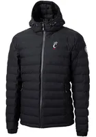 Cutter and Buck Cincinnati Bearcats Mens Black Mission Ridge Repreve Puffer Filled Jacket