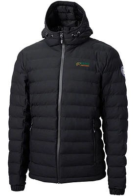 Cutter and Buck Florida A&M Rattlers Mens Black Mission Ridge Repreve Puffer Filled Jacket