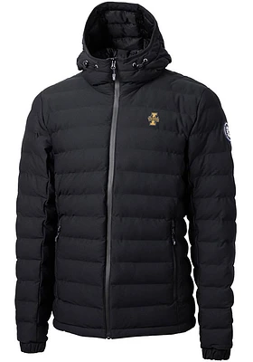 Cutter and Buck Idaho Vandals Mens Black Mission Ridge Repreve Puffer Filled Jacket