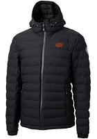Cutter and Buck Oklahoma State Cowboys Mens Black Mission Ridge Repreve Puffer Filled Jacket
