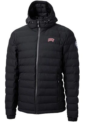 Cutter and Buck UNLV Runnin Rebels Mens Black Mission Ridge Repreve Puffer Filled Jacket