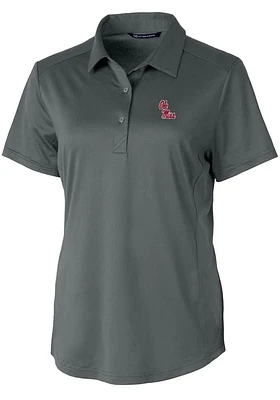 Cutter and Buck Ole Miss Rebels Womens Prospect Textured Short Sleeve Polo Shirt