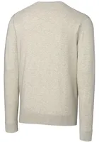 Cutter and Buck Miami RedHawks Mens Oatmeal Lakemont Long Sleeve Sweater