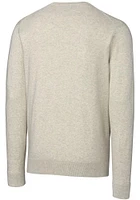 Cutter and Buck Oakland University Golden Grizzlies Mens Oatmeal Lakemont Long Sleeve Sweater