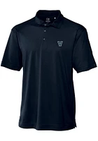 Cutter and Buck Villanova Wildcats Mens Navy Blue Genre Short Sleeve Polo