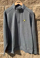Cutter and Buck Wichita State Shockers Mens Charcoal Shoreline Long Sleeve Qtr Zip Pullover