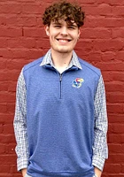 Cutter and Buck Kansas Jayhawks Mens Blue Shoreline Sweater Vest