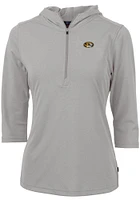 Cutter and Buck Missouri Tigers Womens Virtue Eco Pique Hooded Sweatshirt