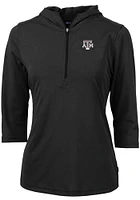 Cutter and Buck Texas A&M Aggies Womens Virtue Eco Pique Hooded Sweatshirt