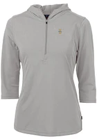 Cutter and Buck Idaho Vandals Womens Virtue Eco Pique Hooded Sweatshirt