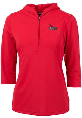 Cutter and Buck Central Missouri Mules Womens Virtue Eco Pique Hooded Sweatshirt