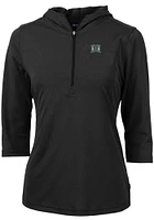 Cutter and Buck Hawaii Warriors Womens Virtue Eco Pique Hooded Sweatshirt