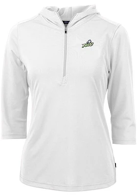 Cutter and Buck Florida Gulf Coast Eagles Womens Virtue Eco Pique Hooded Sweatshirt