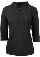 Cutter and Buck Eastern Kentucky Colonels Womens Virtue Eco Pique Hooded Sweatshirt