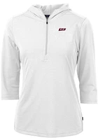 Cutter and Buck Eastern Kentucky Colonels Womens Virtue Eco Pique Hooded Sweatshirt