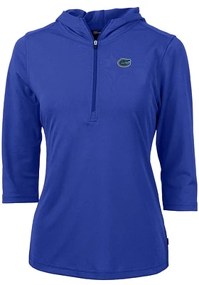 Cutter and Buck Florida Gators Womens Virtue Eco Pique Hooded Sweatshirt