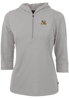 Cutter and Buck LSU Tigers Womens Virtue Eco Pique Hooded Sweatshirt