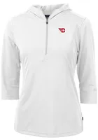 Cutter and Buck Dayton Flyers Womens Virtue Eco Pique Hooded Sweatshirt