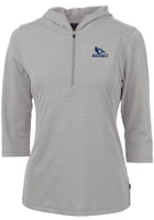 Cutter and Buck Creighton Bluejays Womens Virtue Eco Pique Hooded Sweatshirt