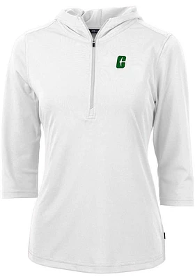 Cutter and Buck UNCC 49ers Womens Virtue Eco Pique Hooded Sweatshirt