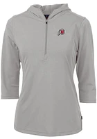 Cutter and Buck Utah Utes Womens Virtue Eco Pique Hooded Sweatshirt