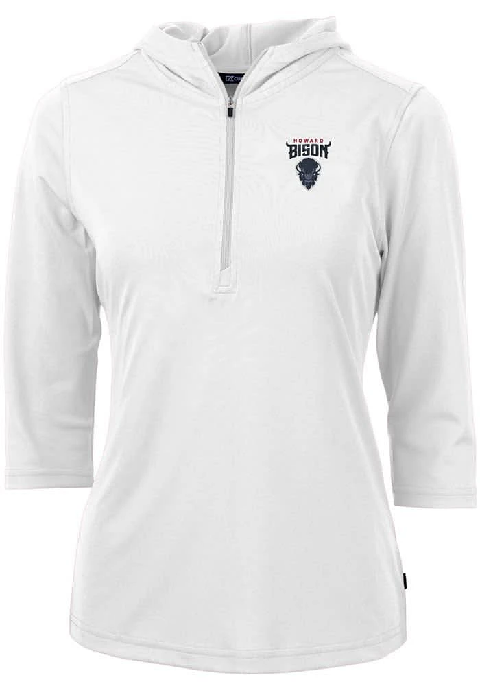 Cutter and Buck Howard Bison Womens Virtue Eco Pique Hooded Sweatshirt