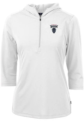 Cutter and Buck Howard Bison Womens Virtue Eco Pique Hooded Sweatshirt