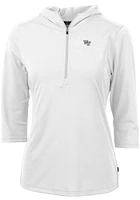 Cutter and Buck Wake Forest Demon Deacons Womens Virtue Eco Pique Hooded Sweatshirt