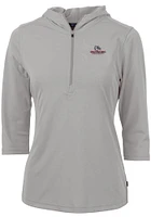 Cutter and Buck Gonzaga Bulldogs Womens Virtue Eco Pique Hooded Sweatshirt