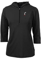 Cutter and Buck Cincinnati Bearcats Womens Virtue Eco Pique Hooded Sweatshirt