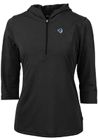 Cutter and Buck Seton Hall Pirates Womens Virtue Eco Pique Hooded Sweatshirt