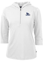 Cutter and Buck Creighton Bluejays Womens Virtue Eco Pique Hooded Sweatshirt