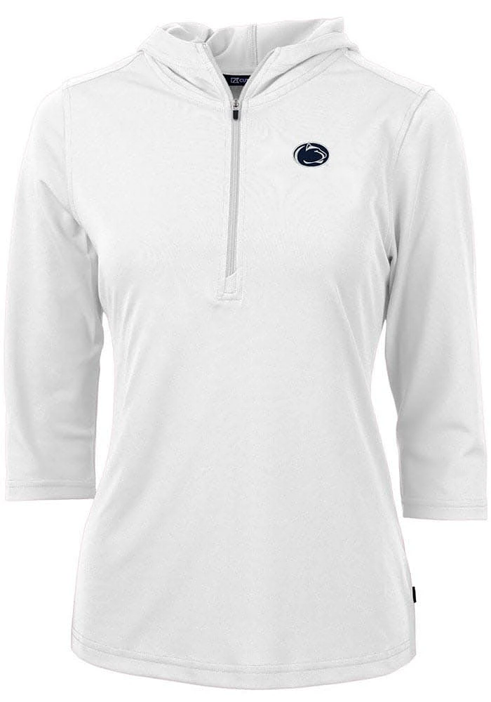 Cutter and Buck Penn State Nittany Lions Womens Virtue Eco Pique Hooded Sweatshirt