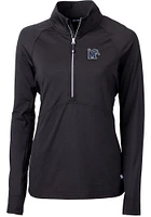 Cutter and Buck Memphis Tigers Womens Black Adapt Eco Qtr Zip