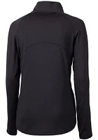 Cutter and Buck Memphis Tigers Womens Black Adapt Eco Qtr Zip