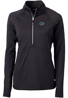 Cutter and Buck Florida Gators Womens Black Adapt Eco Qtr Zip