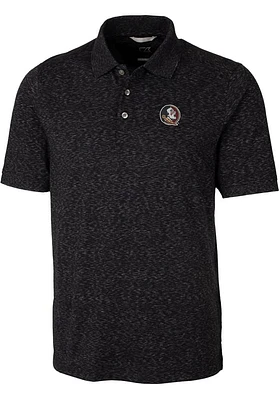 Cutter and Buck Florida State Seminoles Mens Advantage Space Dye Short Sleeve Polo