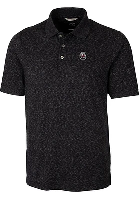 Cutter and Buck South Carolina Gamecocks Mens Advantage Space Dye Short Sleeve Polo