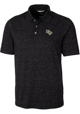 Cutter and Buck UCF Knights Mens Advantage Space Dye Short Sleeve Polo