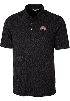 Cutter and Buck UNLV Runnin Rebels Mens Advantage Space Dye Short Sleeve Polo
