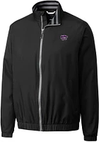Cutter and Buck K-State Wildcats Mens Black Nine Iron Light Weight Jacket