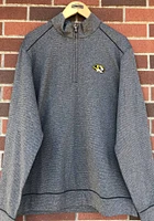 Cutter and Buck Missouri Tigers Mens Charcoal Shoreline Long Sleeve Qtr Zip Pullover