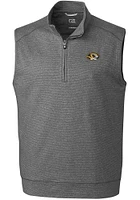 Cutter and Buck Missouri Tigers Mens Charcoal Shoreline Sleeveless Jacket