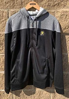 Cutter and Buck Wichita State Shockers Mens Black Pop Fly Long Sleeve Zip